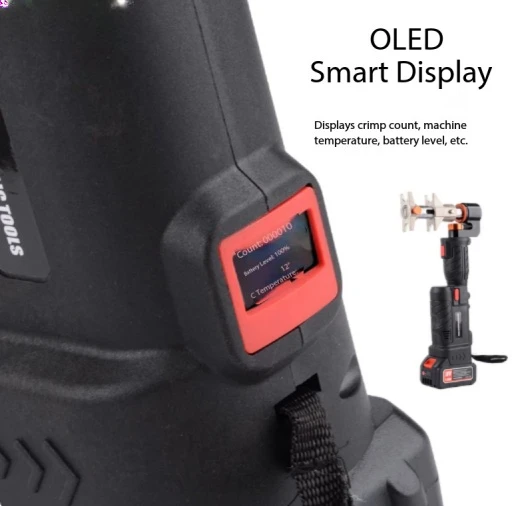 Battery Operated Axial Pressing Tool, Hydraulic Pipe Fitting Sliding Tool, Cordless PressTool for Pipe Installation