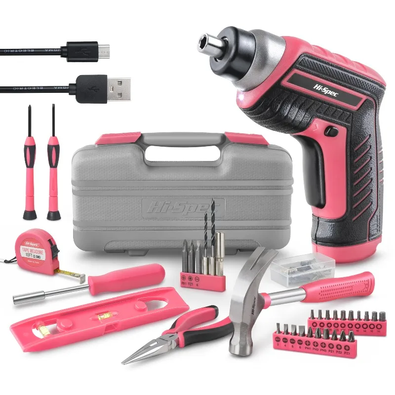 Suitable for Hi-Spec 35-piece electric screwdriver and household combination tool set