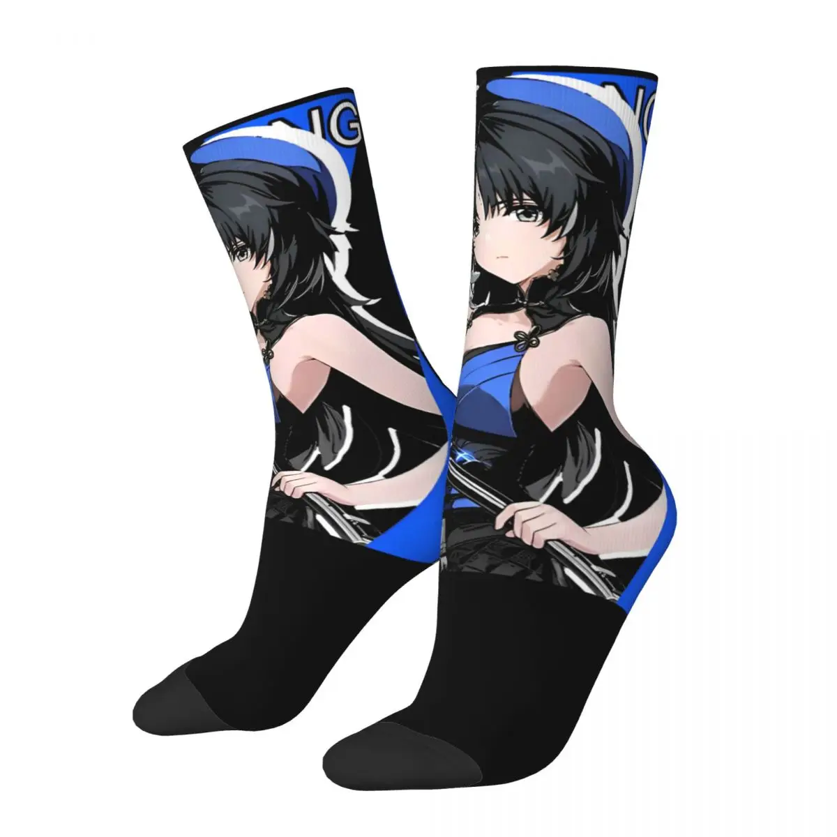 Happy Funny Men's Socks Crazy Wuthering Waves Yangyang Sock Anime Game High Quality Women Socks Spring Summer Autumn Winter