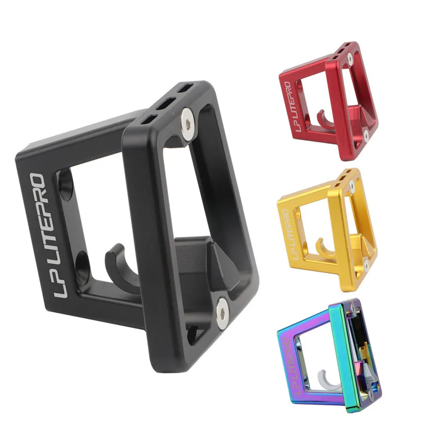 LP Litepro For Brompton Folding Bike Pig Nose Front Shelf Mount Carrier Pannier Bicycle Block Bracket Bag Racks