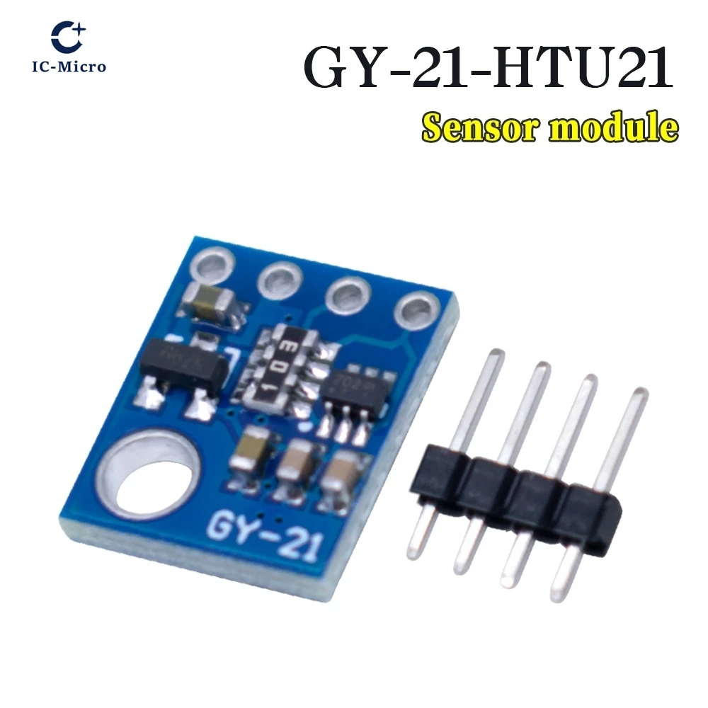 GY-21 HTU21 IIC/I2C Digital Temperature & Humidity Sensor Breakout Board Module For Weather Stations Humidor Control 3.3V