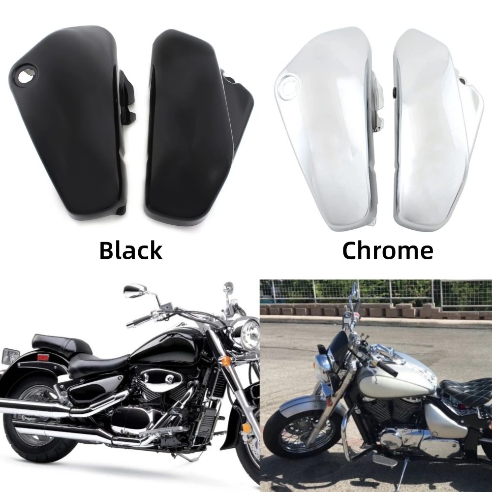 

2 PCS Motorcycle Accessories Left & Right Battery Side Covers Fairing For Suzuki Boulevard Voluisa C50 VL400 VL800 2005-2017