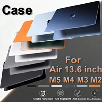Funda mate para portátil MacBook Air de 13.6 pulgadas, modelos M5, M4, M3, M2, lanzamiento 2026-2022, A3240, A3113, A2681, accesorios para MacBook