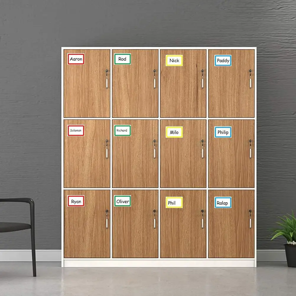 150 Pcs 컬러 라벨 자체 접착 스티커 가격 태그 토트 백 인쇄용 용지 파란색 분류 마킹 사무실 조직