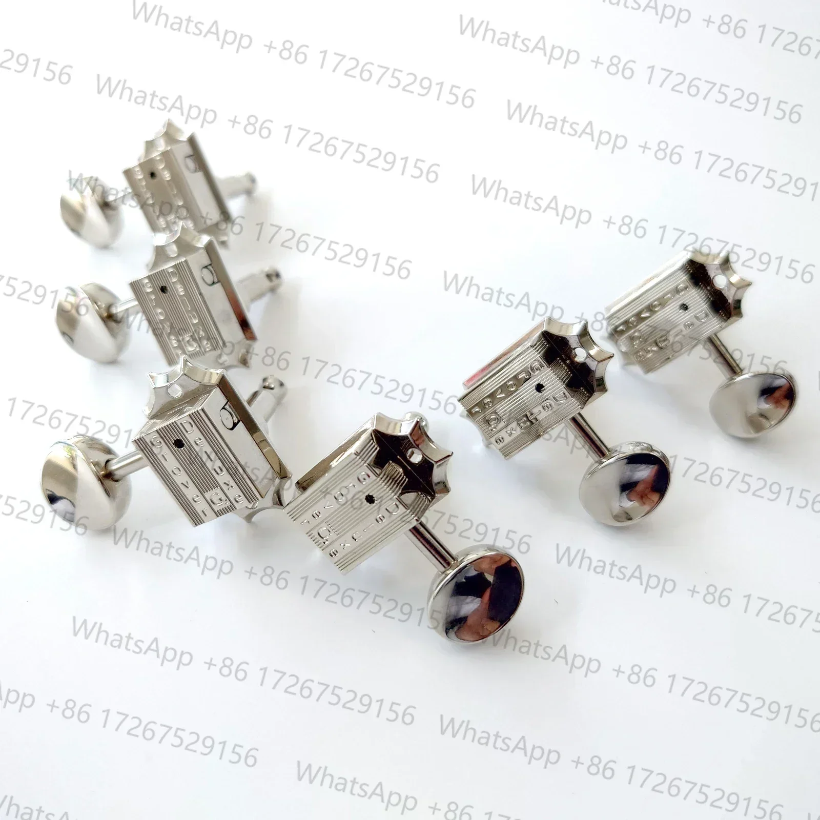 1 Set G-r-over 136 Series Vintage Deluxe Guitar Machine Heads Tuners Tuning Pegs 3R3L Guitar Parts view 3