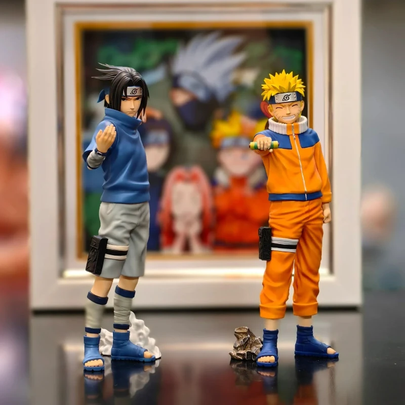 أنيمي اوتشيها ساسوكي تمثال الديكور ناروتو اوزوماكي الشكل عمل شيبودن تمثال البلاستيكية جمع سطح المكتب لعبة مجسمة دمية هدية