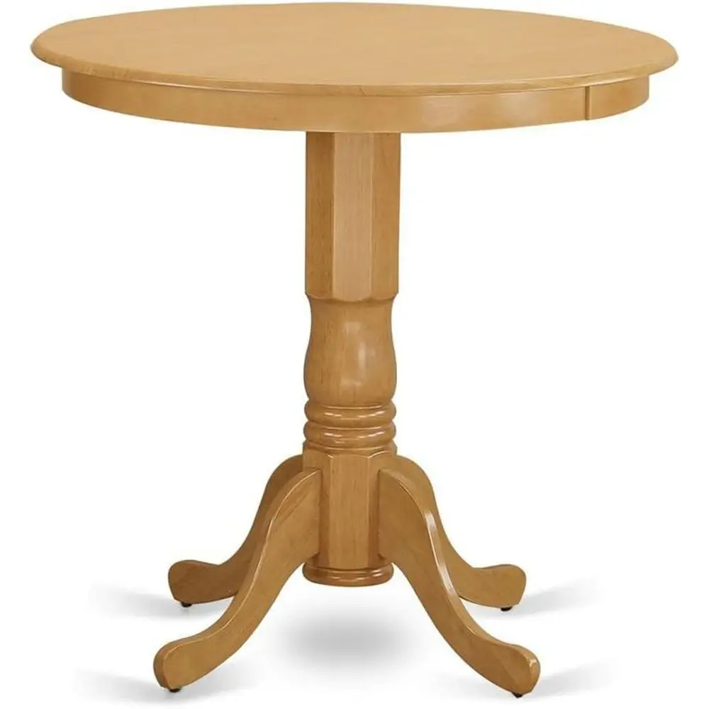 

Круглый обеденный стол на пьедестальном основании, 36x36 дюймов, отделка под дуб