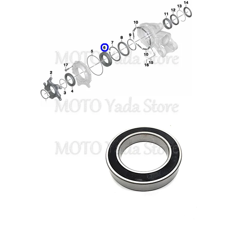 

FOR BMW K25 K26 K27 K28 K29 K40 K43 K44 Rear wheel drive centripetal ball bearing