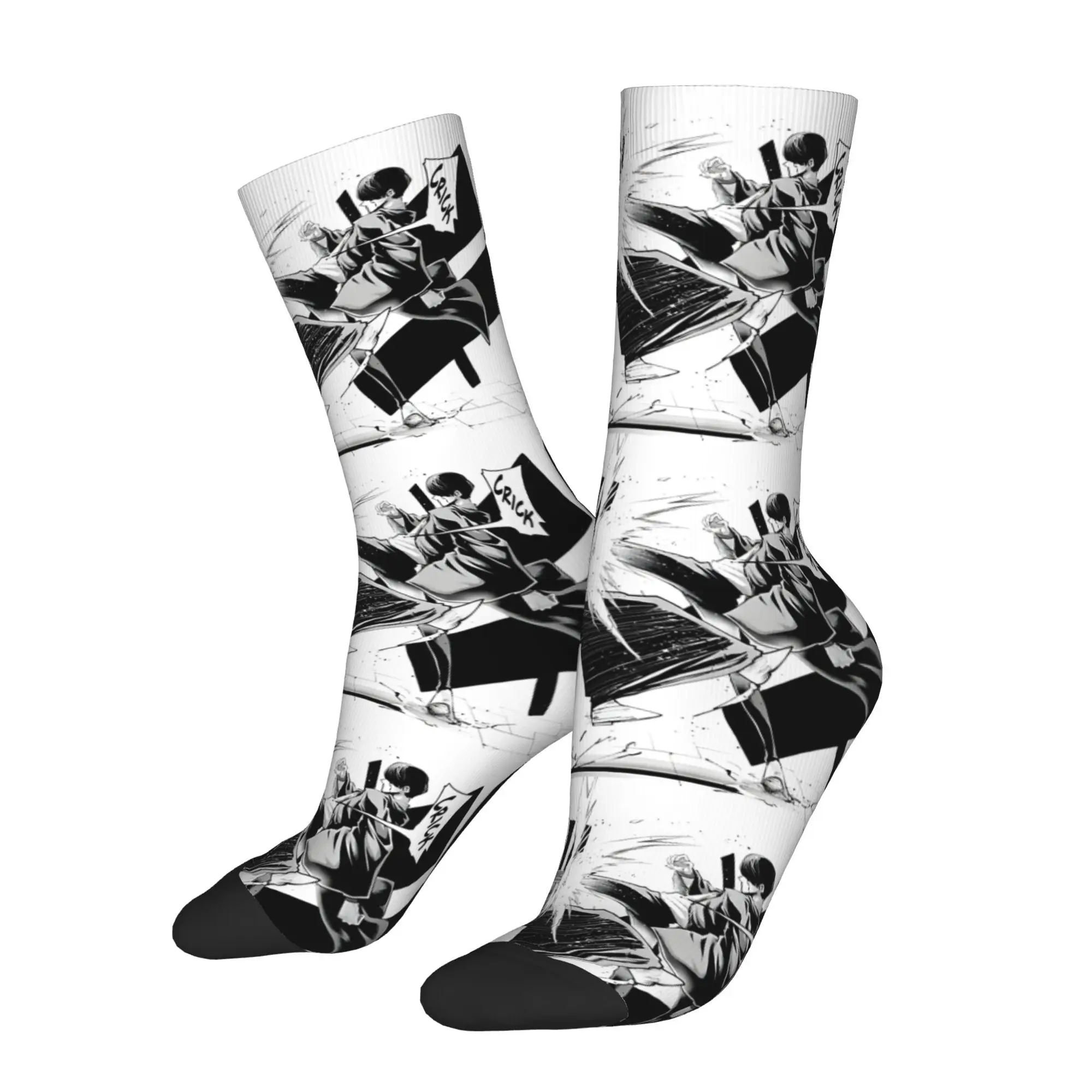 

Mashle Magic and Muscles аниме мультфильм фэнтезийные мужские носки велосипедные круглые удобные чулки для езды на велосипеде повседневная одежда