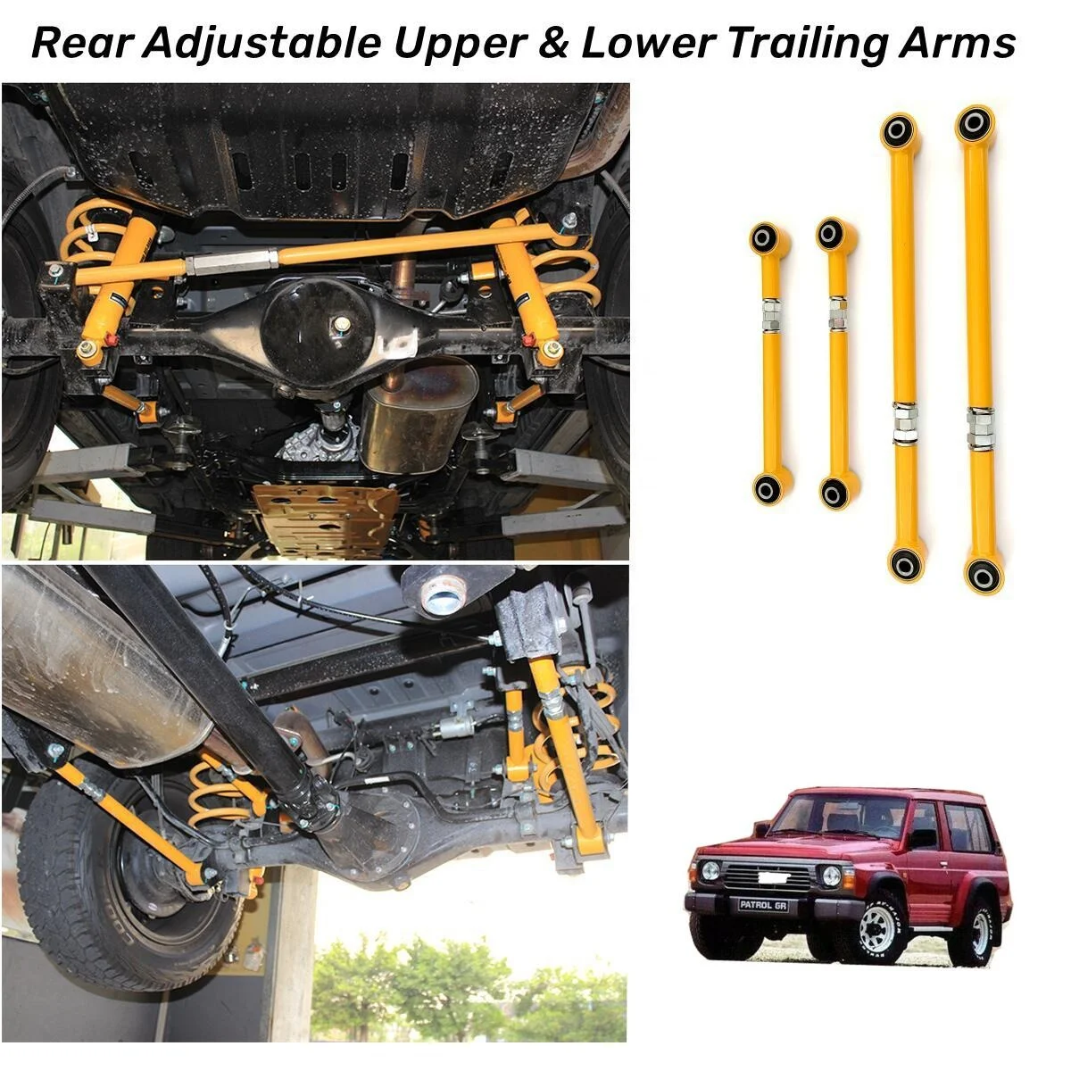 RST 4x4 suspension control arms upper lower  arm for patrol GQ/GR Y60 1988 + and GU Y61 1997+