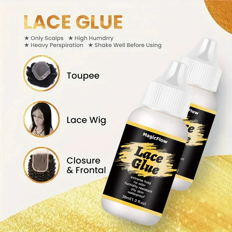 Lace Glue Waterproof Invisible Strong Hold For Wig Super Bonding Adhesive Glue