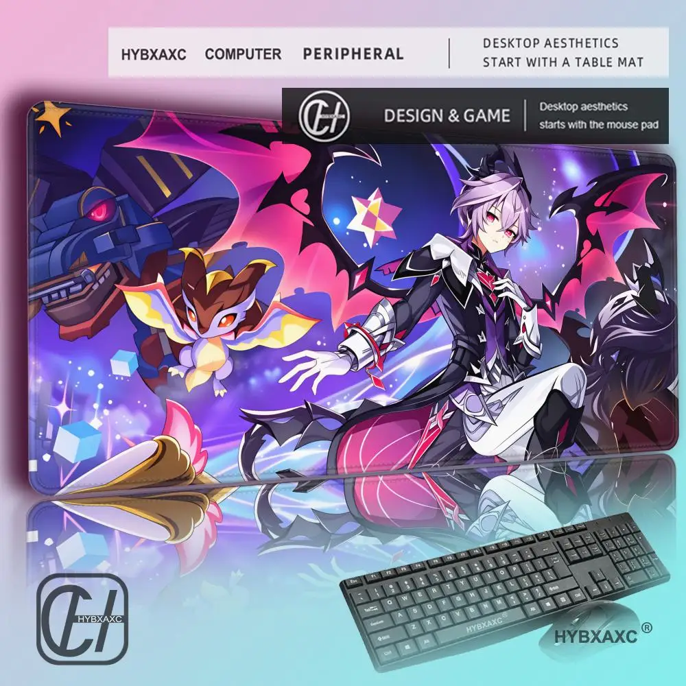 

HBXAXC Game Genshin Impact Durin Mouse Pad Non-slip Rubber Gamer Balance Computer Mat Decoracion Deskmat Laptop Office Large