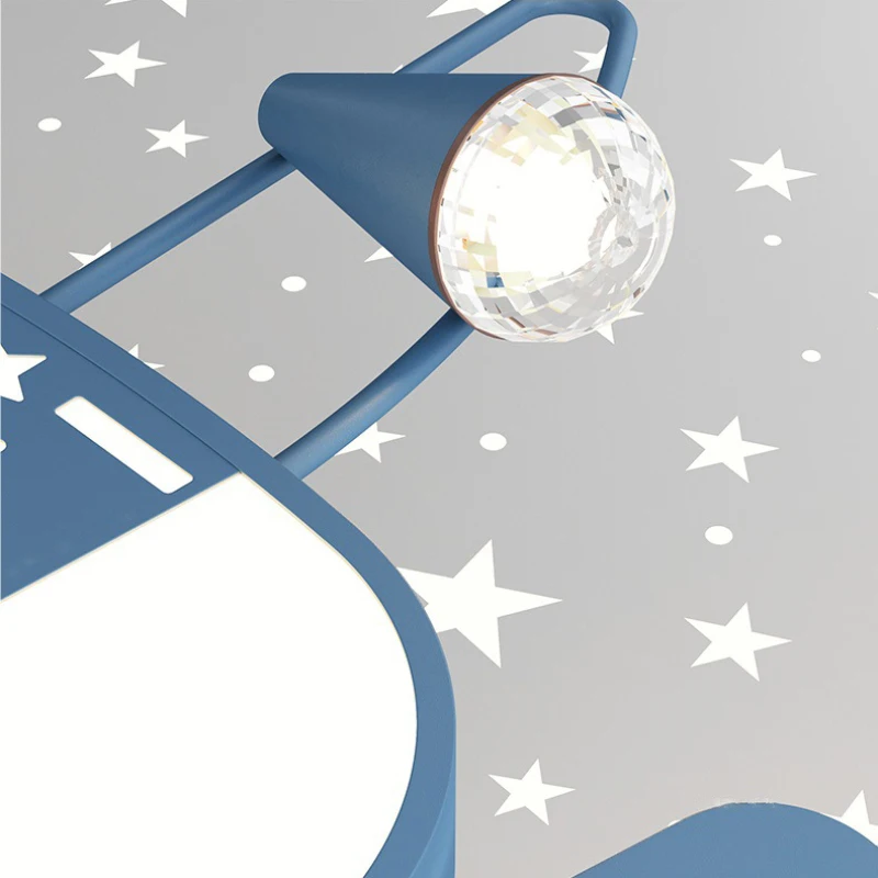 Imagem -06 - Céu Estrelado Luz de Projeção Avião Quarto das Crianças Luzes de Teto Nordic Criativo Little Girl Boy Room Decor Lâmpadas de Teto