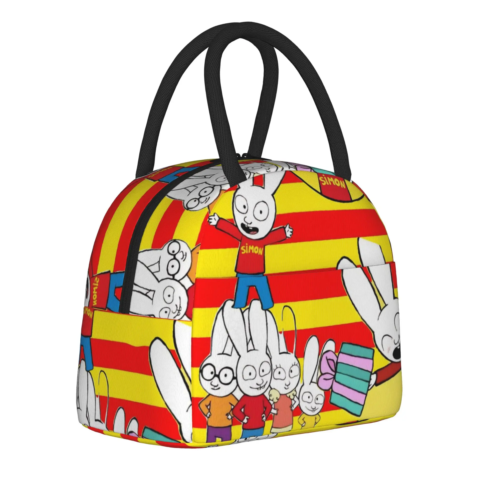 Simon Super Rabbit Product Insulated Lunch Bag For Work  Food Container Portable Cooler Thermal Lunch Box