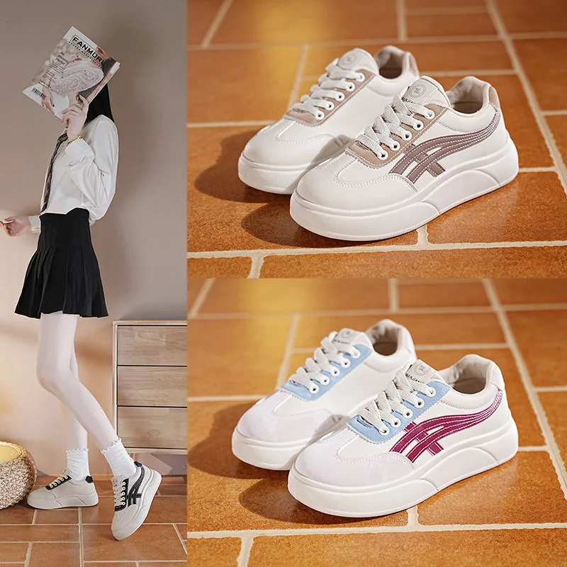 

Women Shoes Fashionable and Comfortable Student Korean Version New Versatile Sports and Leisure Board Shoes for Women