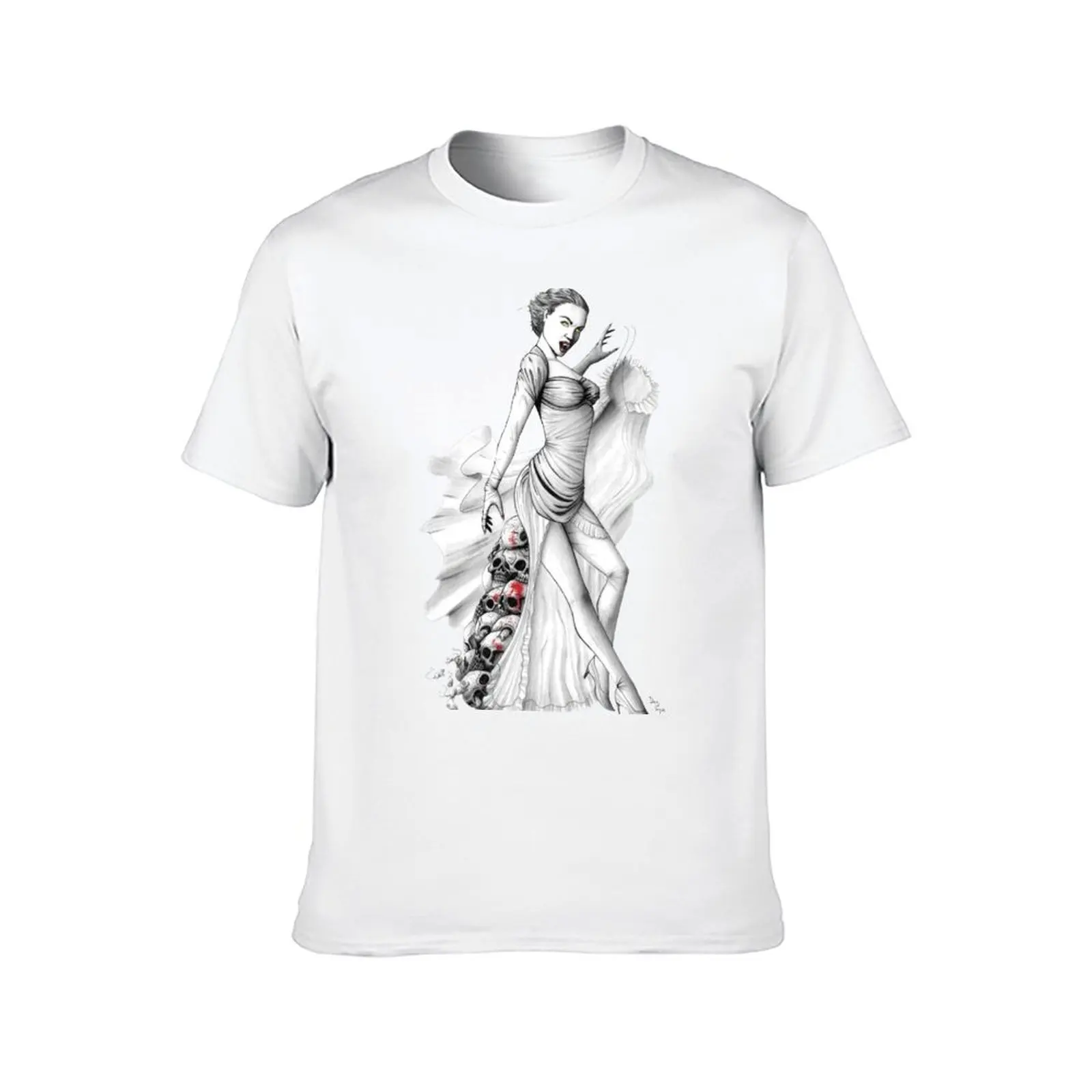 فستان Fright Night Regine تي شيرت تي شيرت مطبوع حسب الطلب تي شيرت رجالي قطن تي شيرت