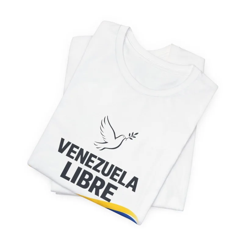 Venezuela Libre  Cotton T-Shirt Viva Freedom Design Venezuelan Pride Shirt Pornhub Crop Top Gothic Aesthetic Vintage Clothes