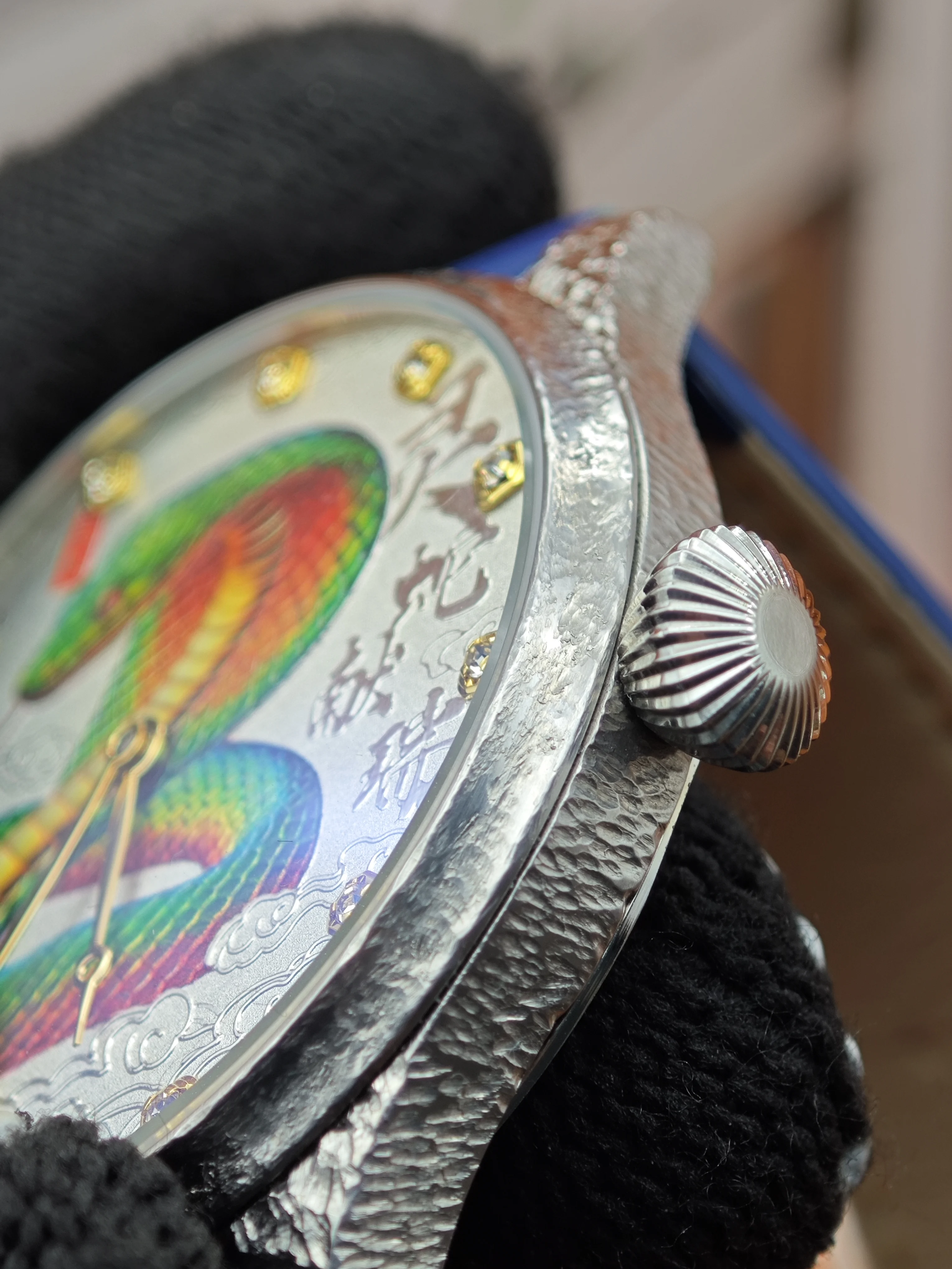 

Механические часы Lucky со змеей — мужские модные персонализированные водонепроницаемые механические часы