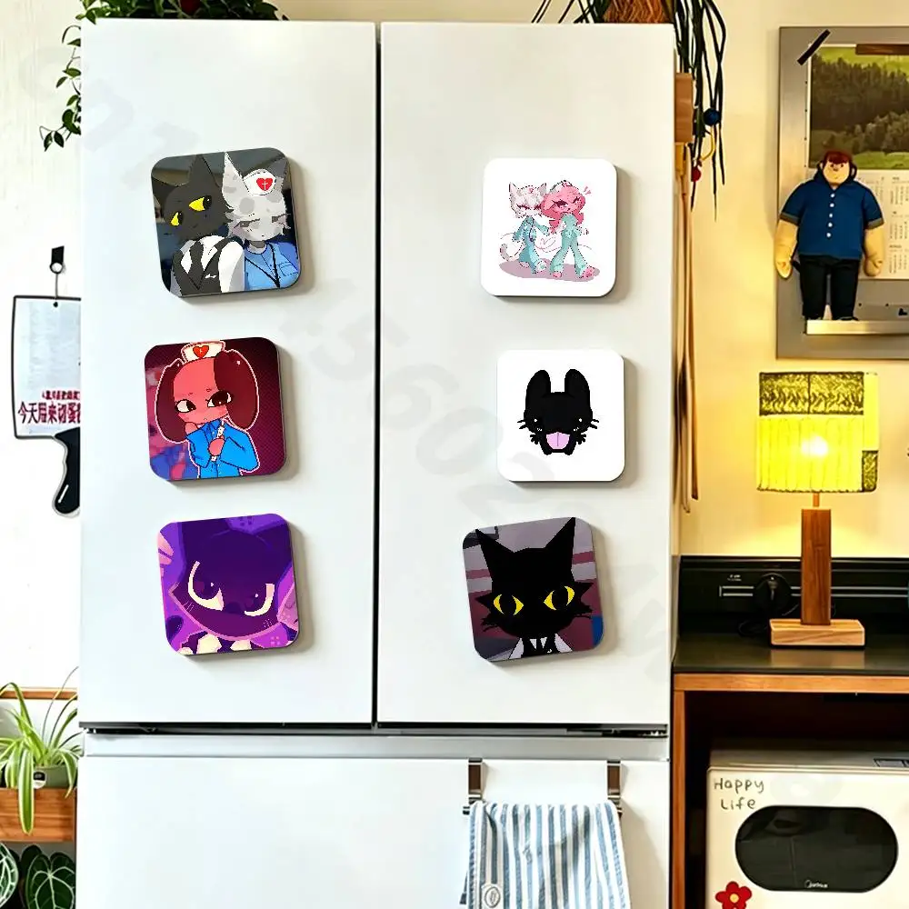 A-Animal Hospital Anomaly Fridge Magnet Personalized Magnetic Durable Plastic Square Picture Surface Fridge Magnets