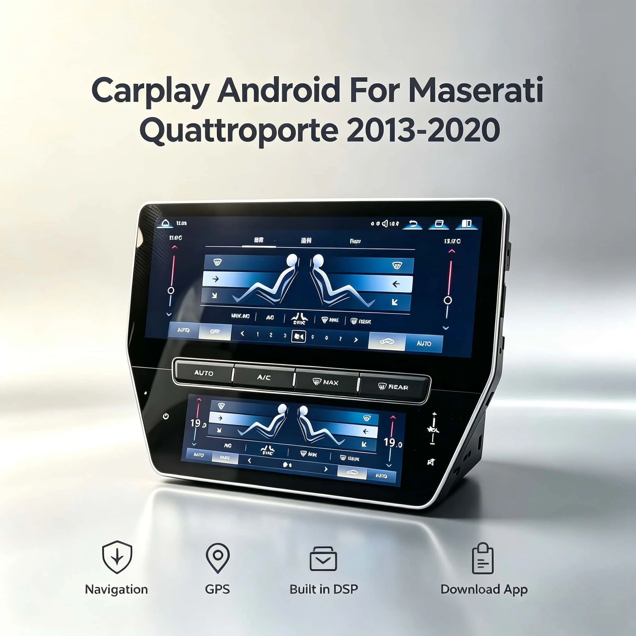 8-core Multimedia Carplay Android 13 Auto For Maserati Quattroporte 2013~2017 2018 2019 2020 GPS Navigation Car Radio Head Unit