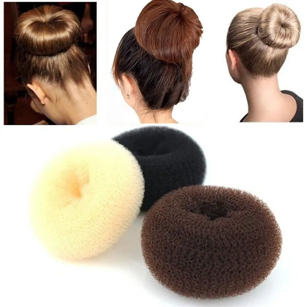 Elegant Girls Beauty Bun Maker Accessories Magic Donut Shaper Hair Tools Ring