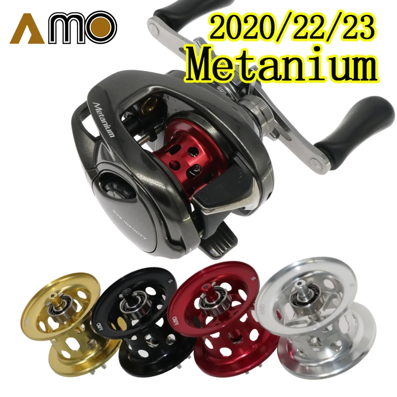 AMO DIY Metanium droplet wheel lightweight micro object short axis spool fishing spool