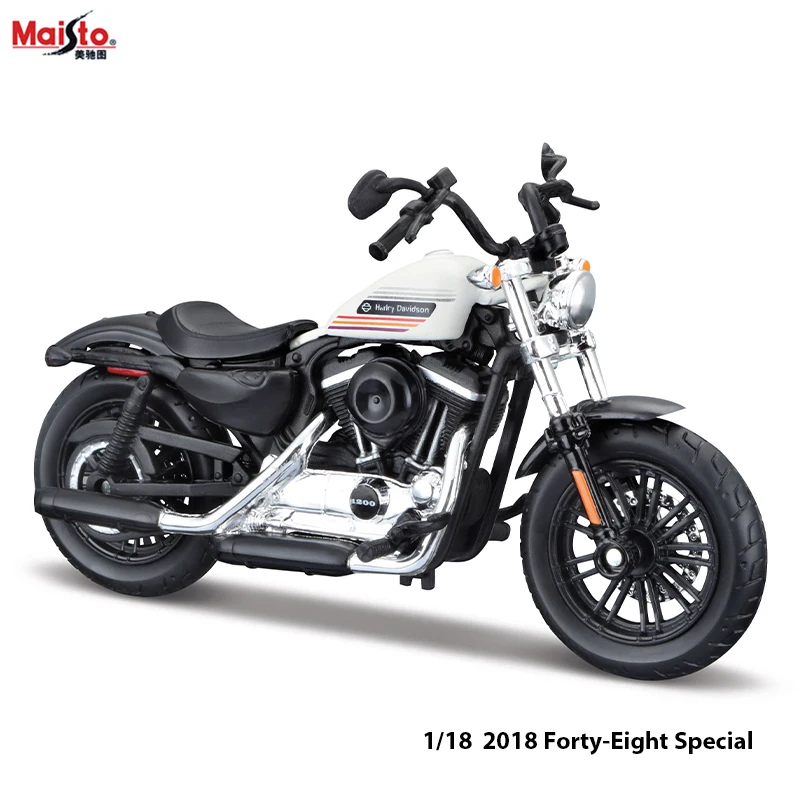 Maisto 1:18 HARLEY-DAVIDSON 2018 FORTY-Eight Special Alloy Static Die Casting Motorcycle Model Classic Car Collectible Gift Toy