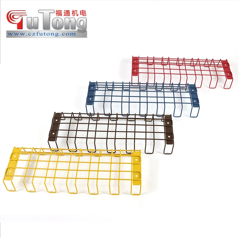 No-Drill Mesh Under-Desk Cable Basket Power Strip Organizer Office Desks