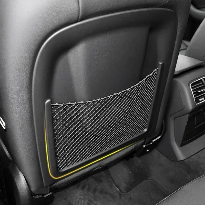 

For Audi Q7 2007 2008 2013 2015 2016 2017 Car Seat Back Rear Storage Net Bag Stowing Tidying Elastic String Net Mesh Accessories