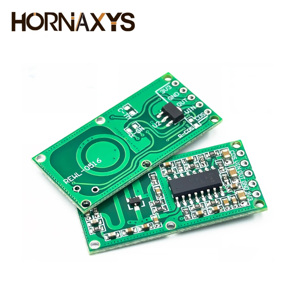 10pcs RCWL-0516 Micro Wave Radar Sensor Switch Board RCWL 0516 Microwave Human Body Induction Intelligent Module Output 3.3V