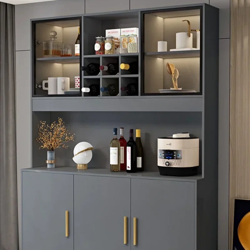 

Wine Cabinets Corner Wall Modern Luxury High Liquor Simplicity Display Mobile Legno Restaurant Wine Cabinets Furniture QF50JG