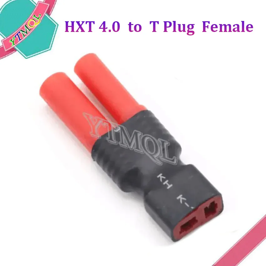Lot 2 Adaptateurs T Prise Mâle Vers 4mm Banane - Câble 30 Cm 12AWG - Pour RC Hélicoptère Quad Avion