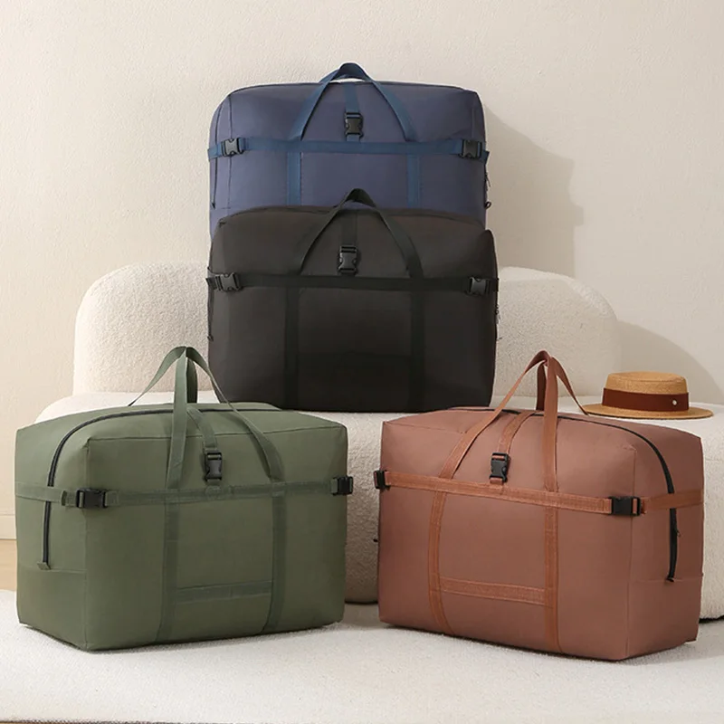 Portable Large Capacity Storage Bag Travel Clothing Organizer Bag Luggage Storage Oxford Cloth Material Storage Bags image 5