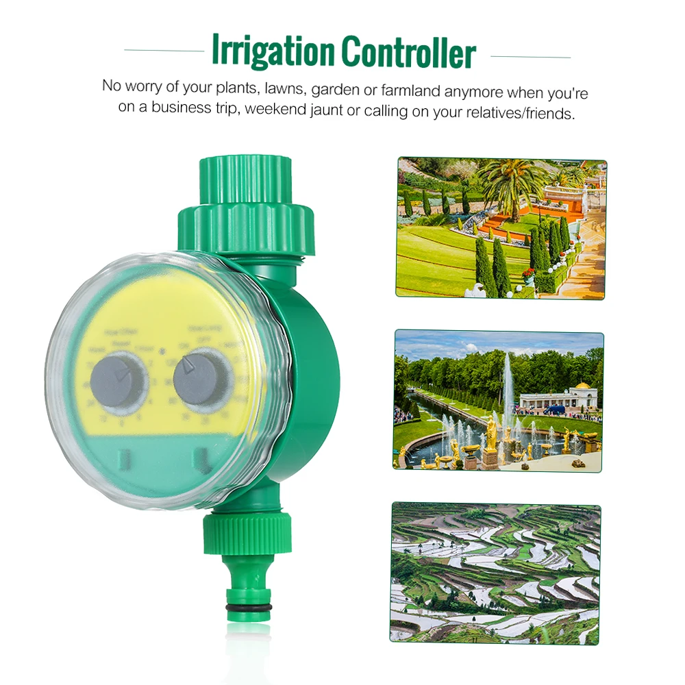 Timed Irrigation Controller Programmable Automatic Sprinkler Garden Farmland Plants Faucet Valve Watering Timer Gardening Tool