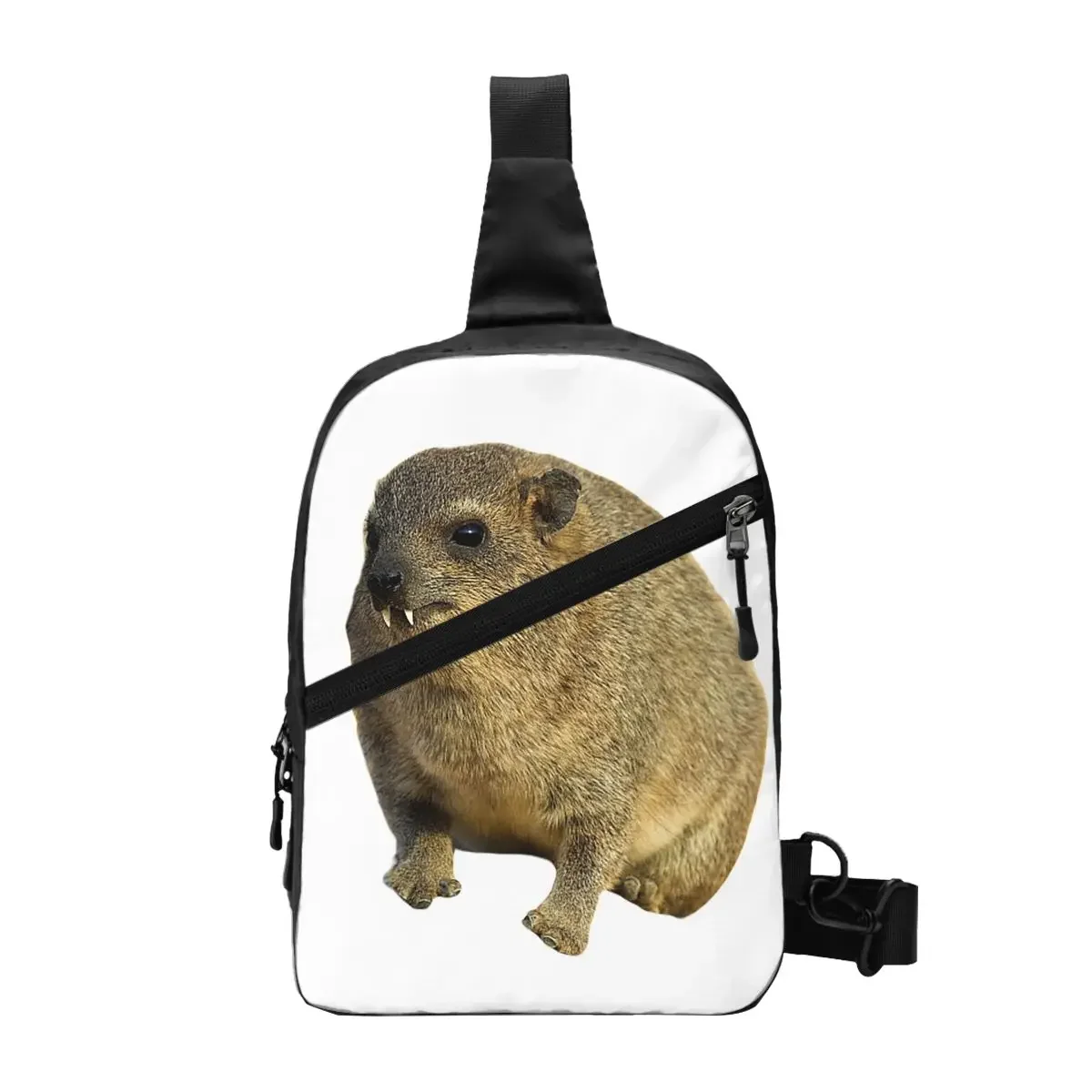 

Симпатичная нагрудная сумка Rock Hyrax, мужской рюкзак через плечо, нагрудная сумка, дорожный походный рюкзак, сумка на плечо