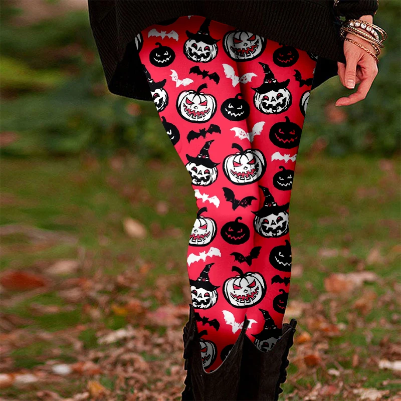Leggings regalo per ragazza gatto carino direzionale di Halloween