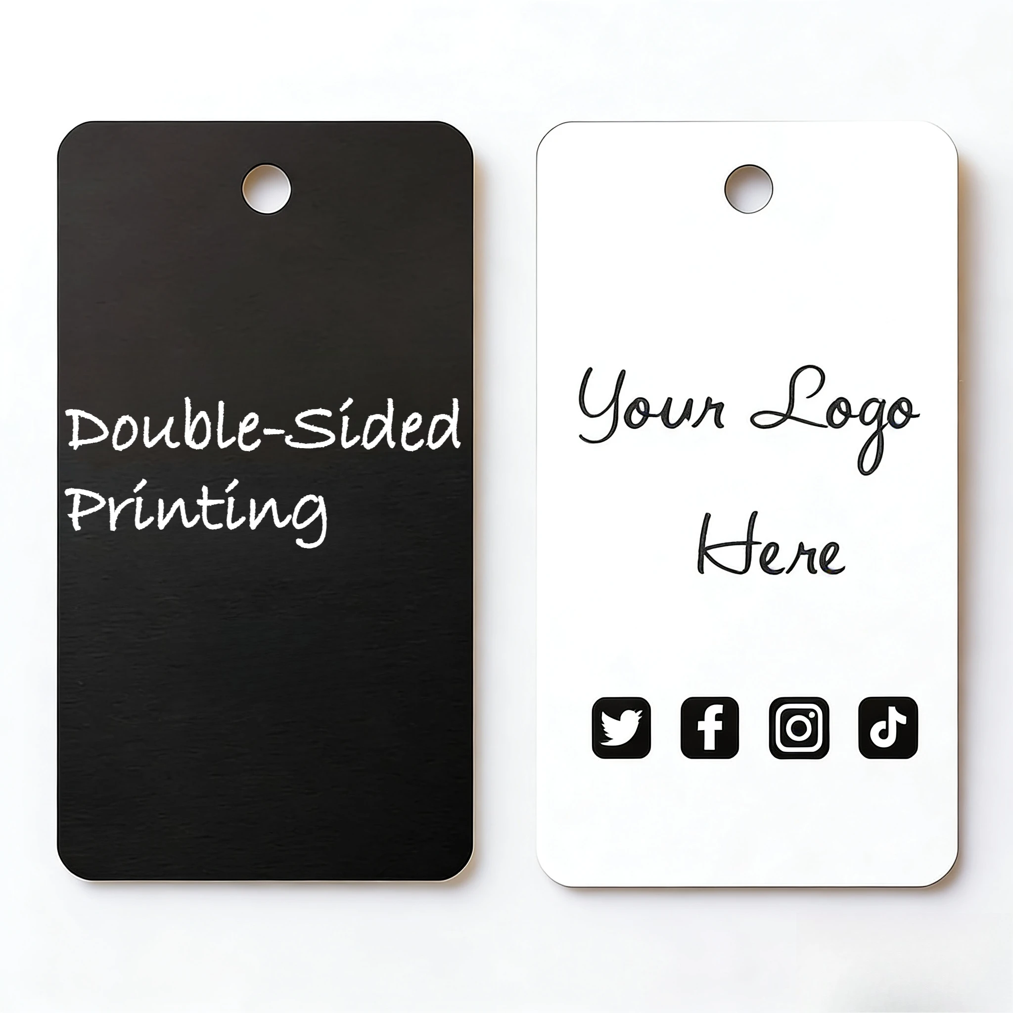 Custom OEM Hang Tags for Clothing, Shoes, Bags, Personalized Logo Price Tags with String, Wholesale Low MOQ