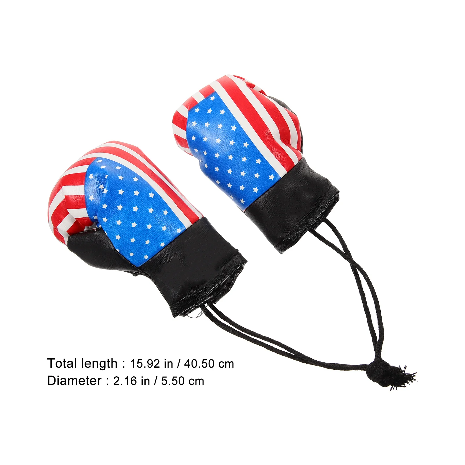 1 Paar zarte Boxhandschuhe mit Anhänger, handgefertigt, stilvolles Geschenk für Boxliebhaber, Weihnachtsbaum-Hängedekorationen