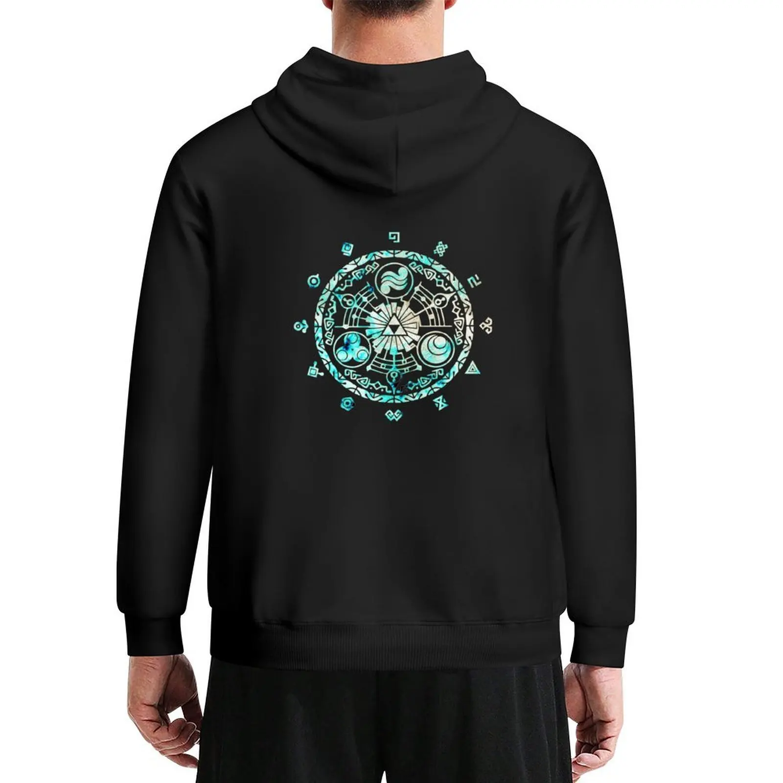 

zelda circle blue Hoodie winter clothes male clothes mens designer clothes men men hoodie