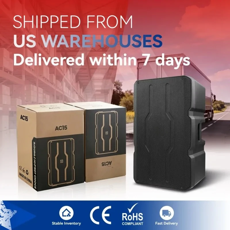 [US Warehouse ]Accuracy Pro Audio AC15 1000W RMS 15