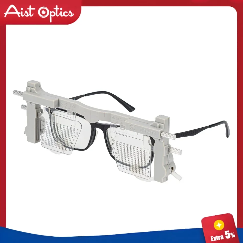 AIST Optical Equipment CE Approved CP-9 PH PD Pupil Height Distance Meter Glasses Ruler Adjustable Pupilometer with Aluminum Box