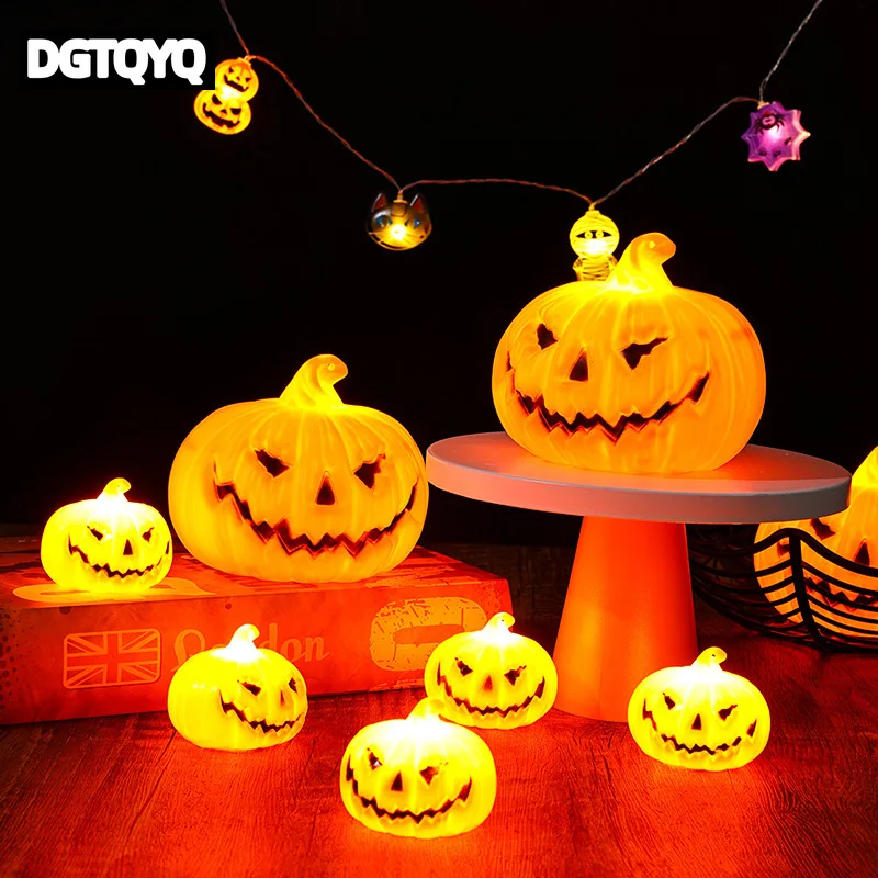 Pumpkin Lantern Halloween Pumpkin Lantern Battery Box Light String, Excluding Battery, Used for Party Holiday Decoration Lantern