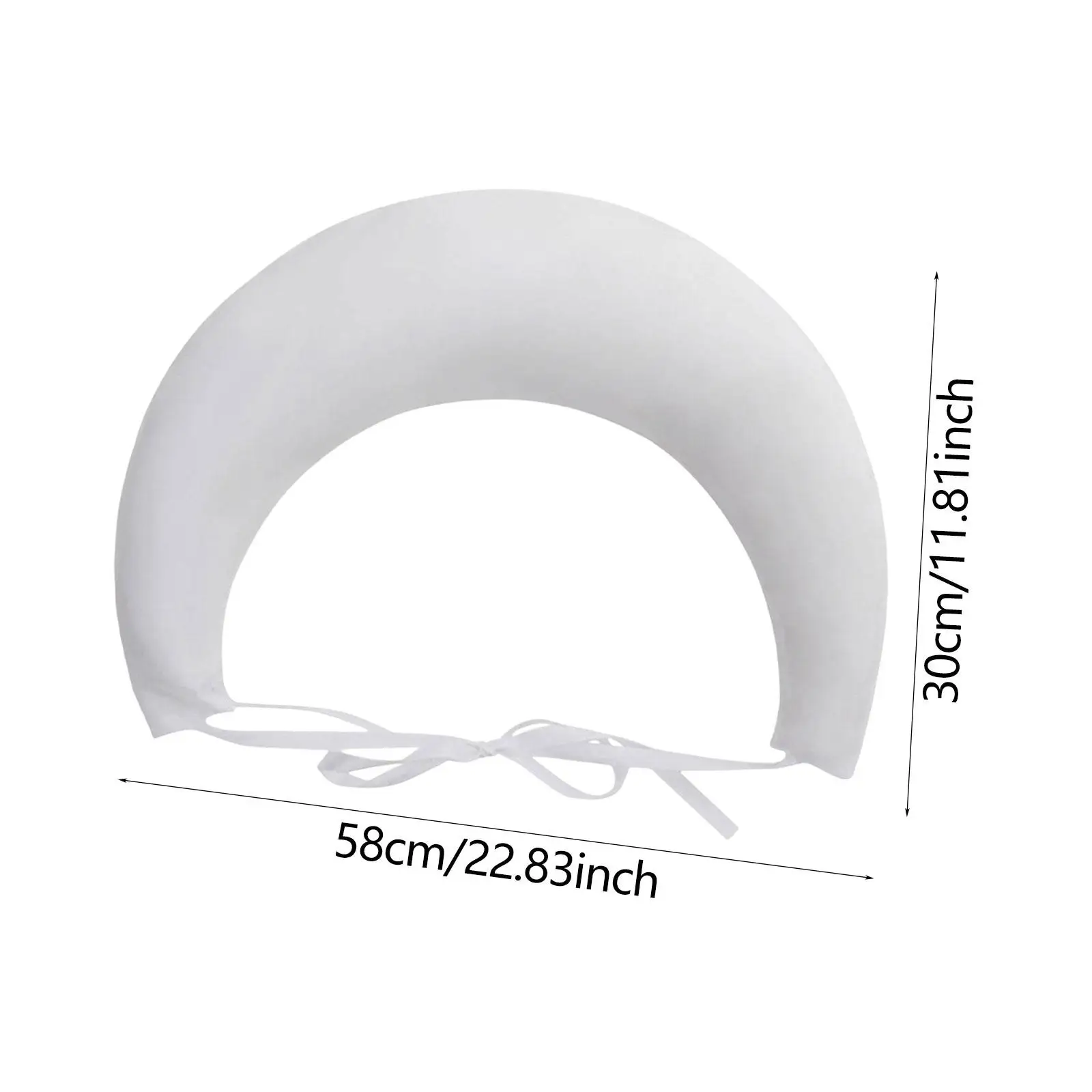 فستان نسائي أبيض صخب رول إليزابيث ريترو فستان فيكتوري رامب وسادة صخب تنورة قابلة للتعديل دعم ثوب نسائي