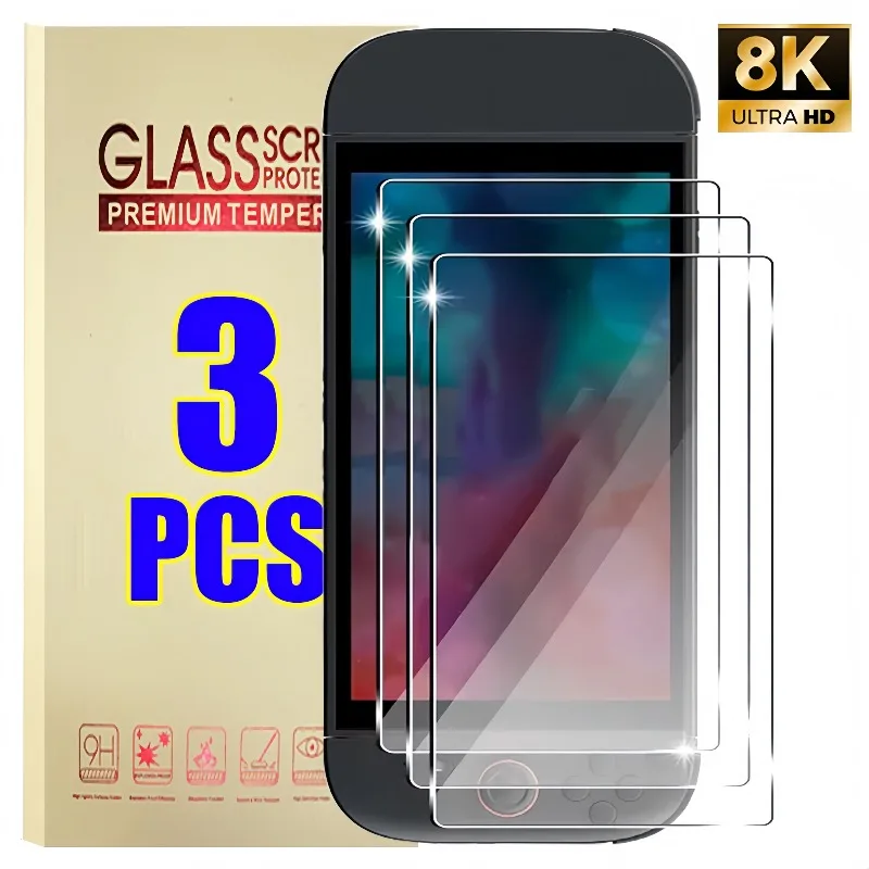 

Защитная пленка для экрана Nintendo Switch 2, пленка из закаленного стекла, прозрачная HD защитная пленка против царапин для Switch 2, аксессуары