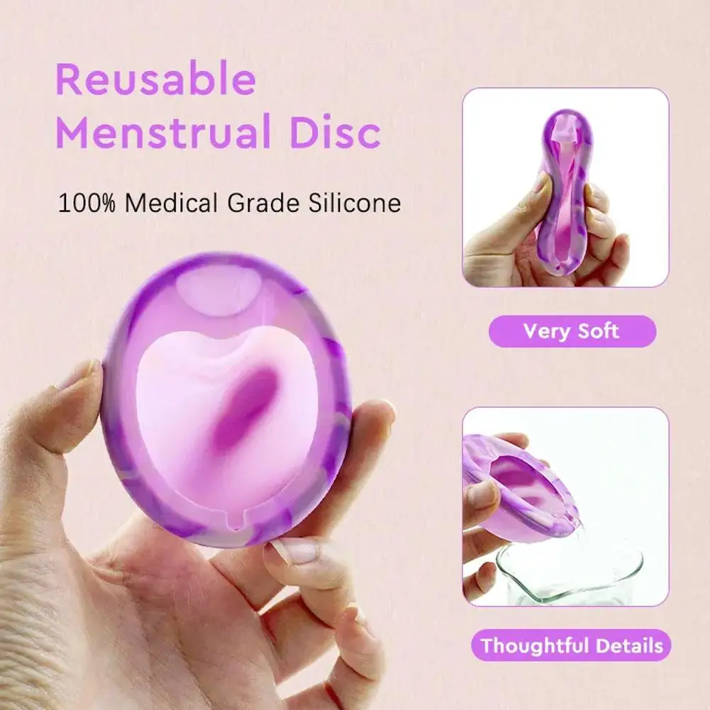 

Мужские силиконовые менструальные чашки Herbruikbare gecertificeerde schijfaccessoires Schijf met opbergdoos Kit Dames Gez Episodeszorg V