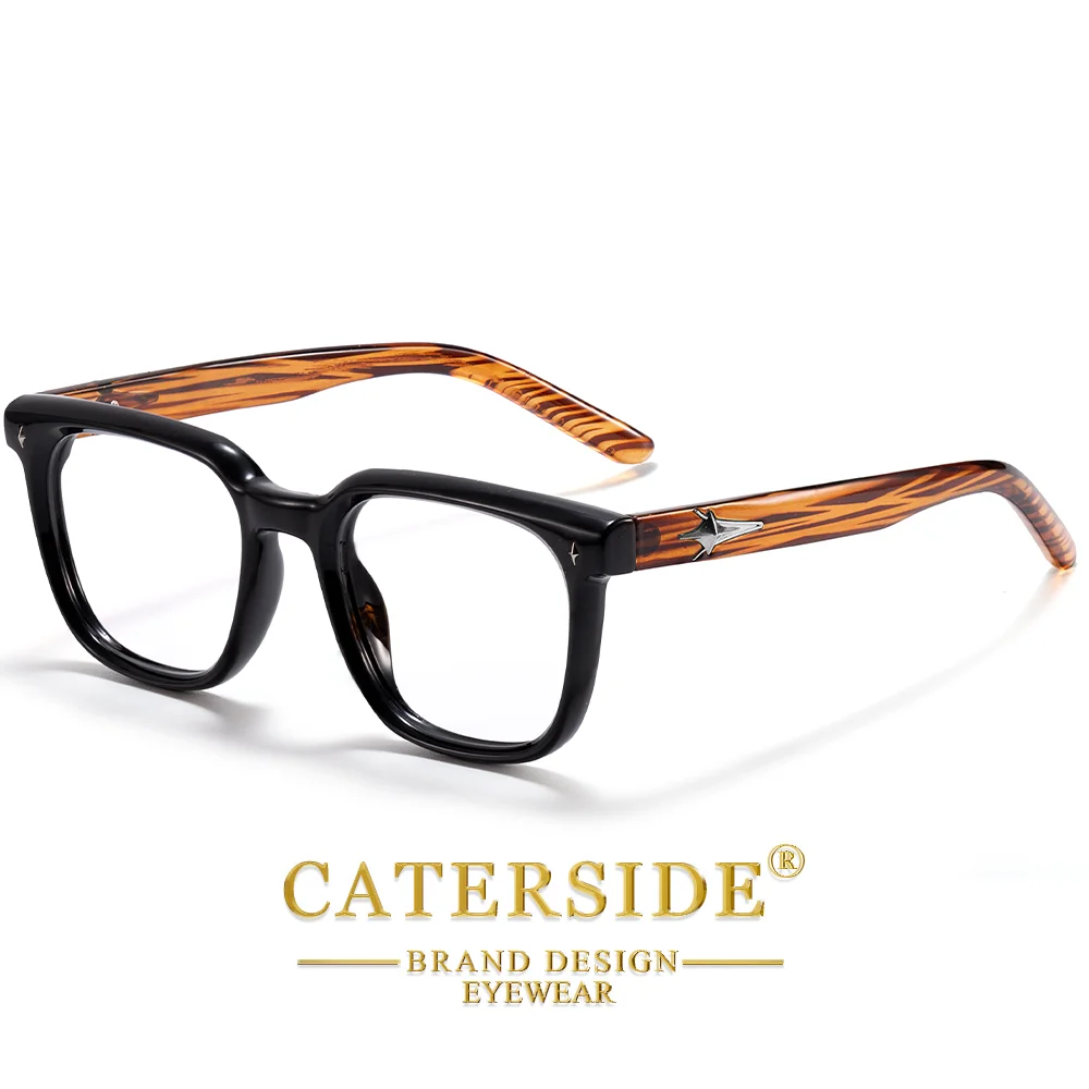 

Оправы для очков CATERSIDE: Мужские модные оправы из высококачественного TR-90, женские оправы для компьютерных очков с защитой от синего света для чтения