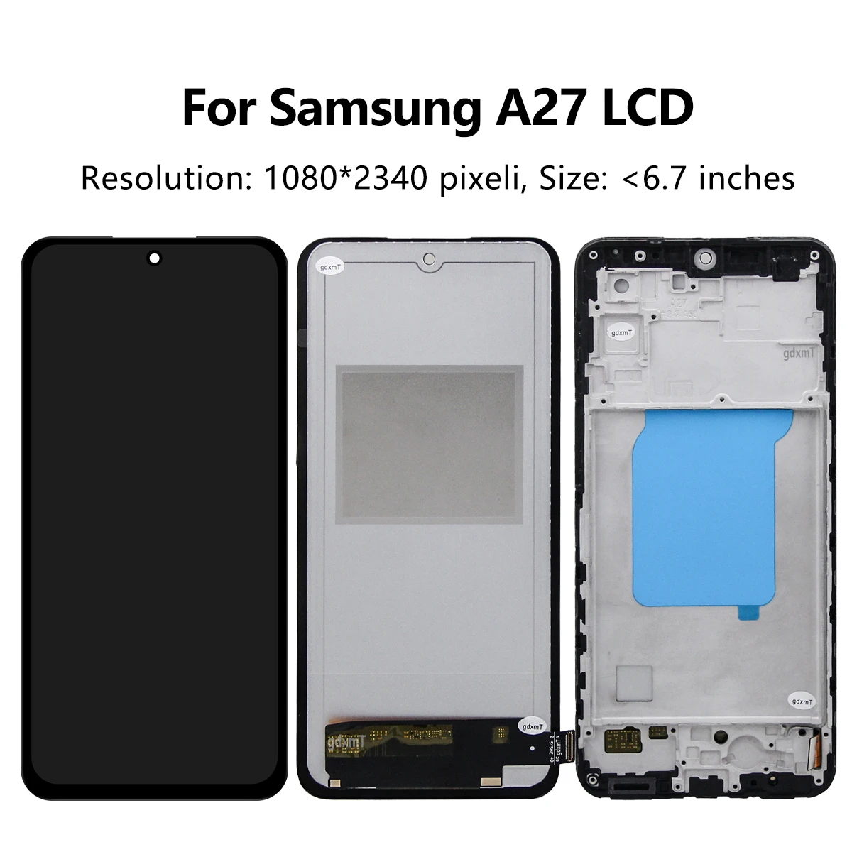 For Samsung A27 5G TFT Display LCD Touch Screen Digitizer Assembly Compatible with A276E A276E/DS A276E/DSN A276B A276B/DS A276U