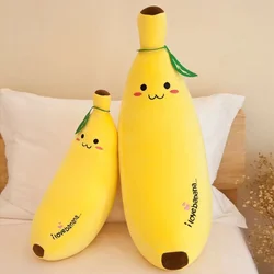 35-70cm Creative Cartoon Banana Plush Pillow Kawaii Sofa Cushion Baby Toy Cute Plush Doll Children Fruit Toys Children Kid Gift