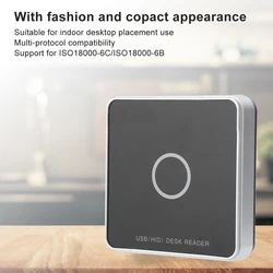 Desktop Reader Desktop Card Reader Desktop Reader Writer UHF RFID Card Issuer 915MHZ Non‑Contact Electronic Tag Access Control