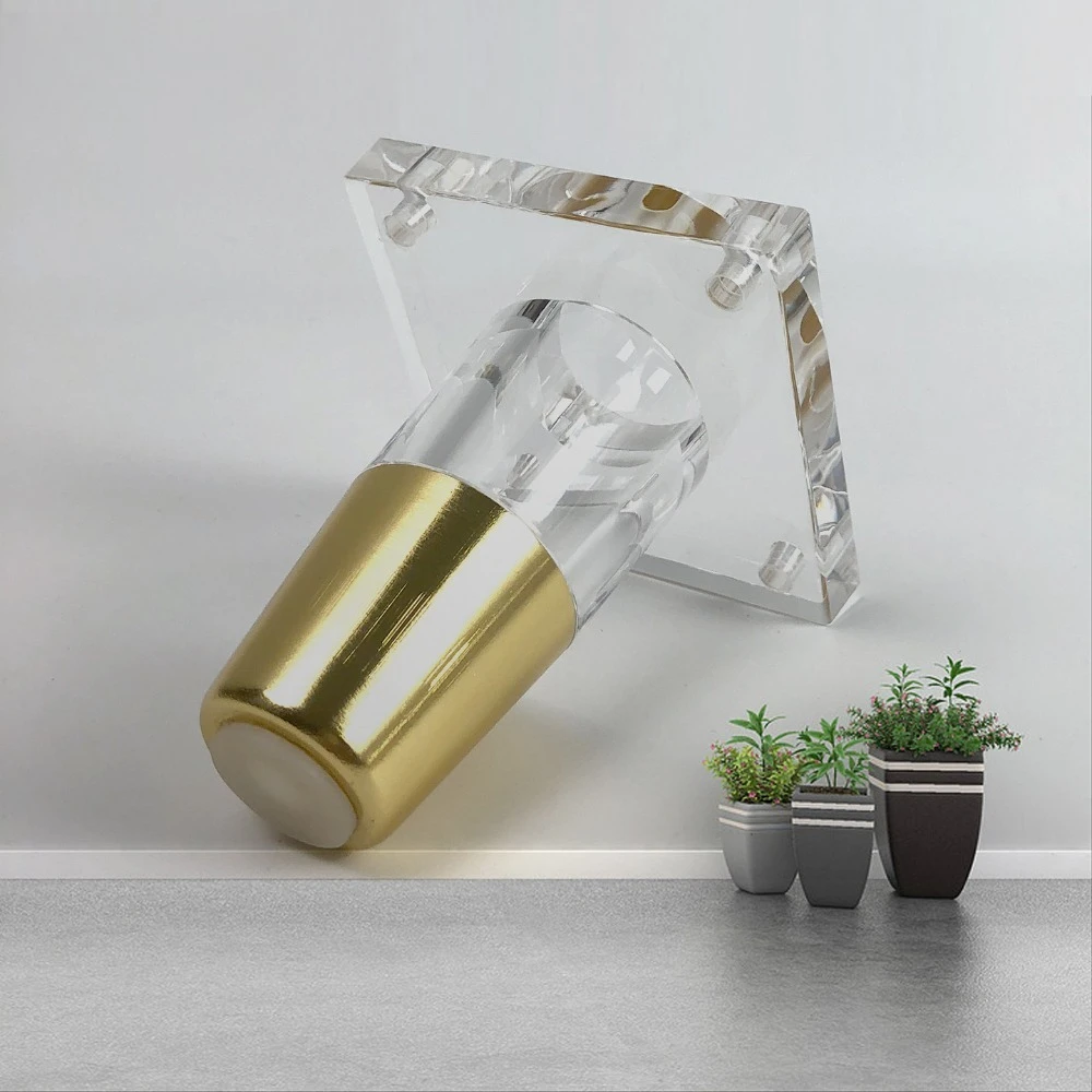 4pcs  Modern Simplicity European Style Coffee Table Legs Acrylic Legs For Furniture Clear End Cabinet Support Legs Furniture